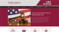 Desktop Screenshot of fleminglawyer.net